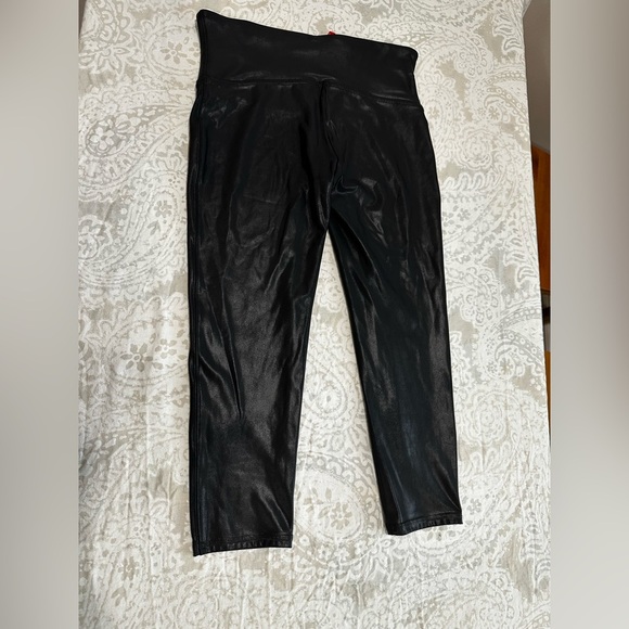 SPANX Black High-Waisted Leggings - Picture 4 of 7